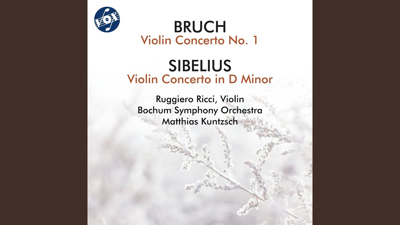 Ver Violin Concerto No. 1 in G Minor, Op. 26: I. Prelude. Allegro moderato en YouTube