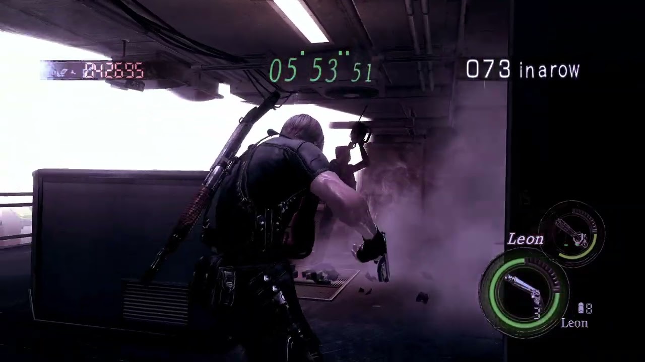 RE5 Tricell Computer Room Reunion Mercenaries ~ Lostdanii Live Pack ~ Leon trio