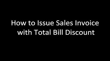 MILLION STOCK CONTROL SYSTEM | How To Issue Sales Invoice With Total Bill Discount | IPOHONLINE