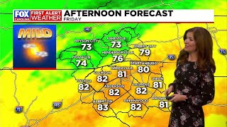 Clearing out Thursday night with isolated storm chances returning for Friday for portions of Upst... by FOX Carolina News 18 views 3 hours ago 2 minutes, 54 seconds
