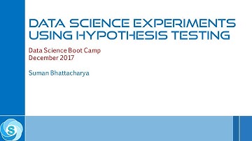 Data Science Experiments using Hypothesis Testing: Part  1