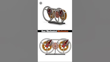Gear Mechanical Mechanism📌#gear #mechanicalengineering  #automation #engineering #mechanism