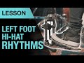 The 4 most important hi-hat foot rhythms | Drum Lesson | Thomann