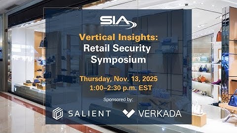 2025 Vertical Insights Retail Security Symposium