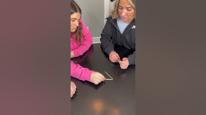 Turn The Triangle Into A Line In 1 Move Only 🤔