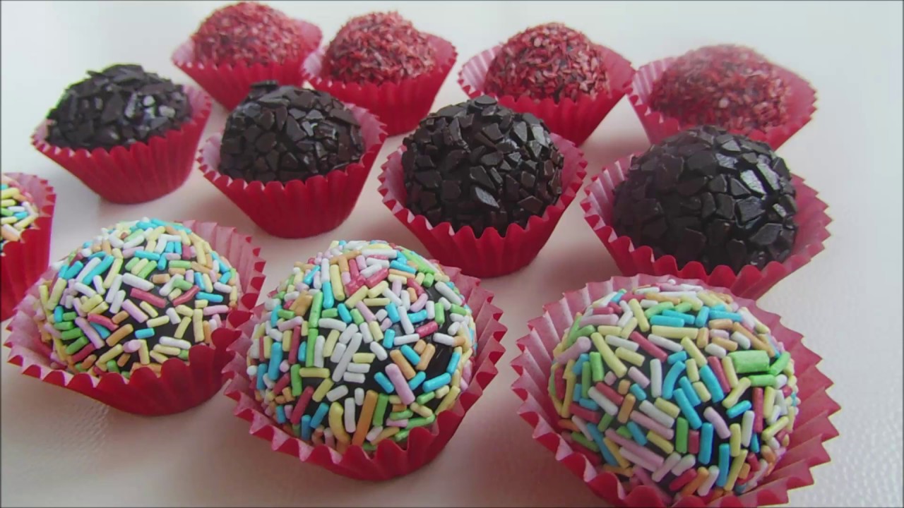 Condensed Milk Chocolate truffles easy Recipe [2 Ingredients] YouTube