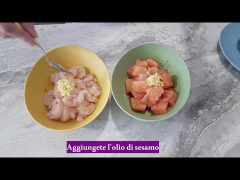 Video: Salmone In Gelatina E Gamberi