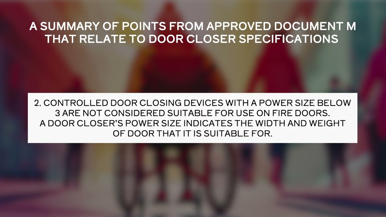 Samuel Heath Concealed Door Closer & Approved Document M
