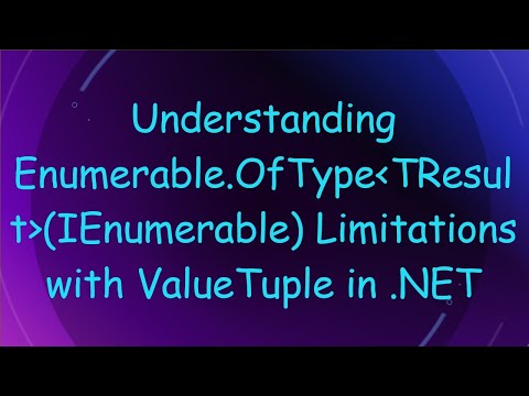 Understanding Enumerable.OfType TResult