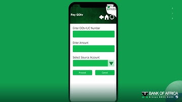 Pay your GoTv bill through BMobile by Bank of Africa.