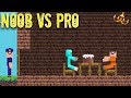 Побег из тюрьмы профессионал! Noob vs Pro vs Hacker 2 Jailbreak! 2D Games