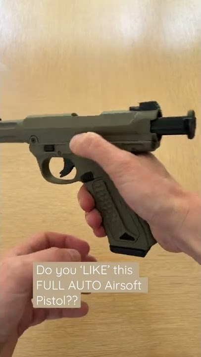 This is the ACTION ARMY AAP-01 costing $100. I think it's a BARGAIN!! Do you?  #airsoft #fullauto
