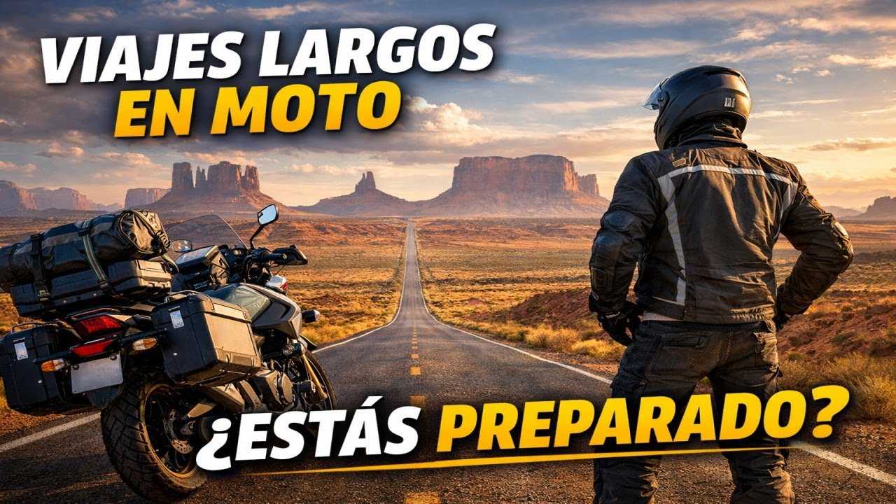 Antes de un viaje largo en moto: reflexiones que todo motociclista debería escuchar