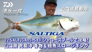 【ジギング】22SALTIGA 15-SJとシャロースプールで攻略！山口県 見島沖スロージギング