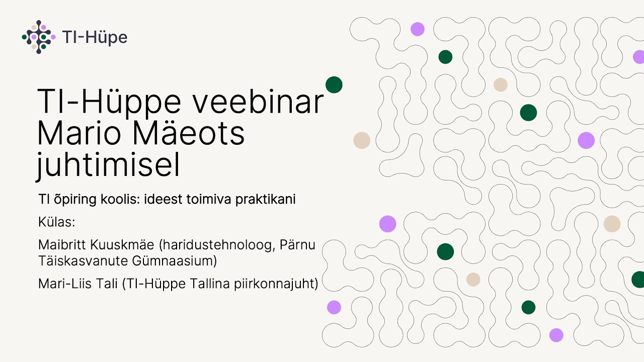 TI õpiring koolis: ideest toimiva praktikani