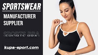 Womens Black Running Bra Workout Spaghetti Straps Yoga Top At .Kupa-Sport