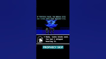 Deltarune Chapter 4 PROPHECY SKIP