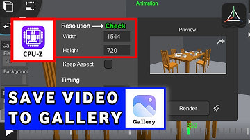 How To Render Video And Save Video To Gallery | Prisma 3D |