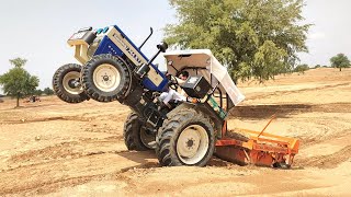 Swaraj 744 XT Tractor Full Stunt With Doli video | Swaraj 744 XT Ki Power | Amazing Tractors video