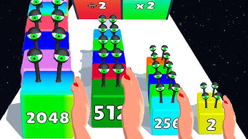 2048 Fight - Collect 2048 cubes, Math Numberblocks (Freeplay, Max Level) Android,iOS Gameplay