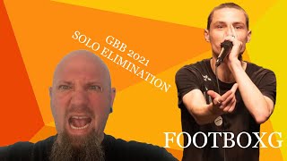 FOOTBOXG GBB 2021 Solo  Elimination REACTION!!