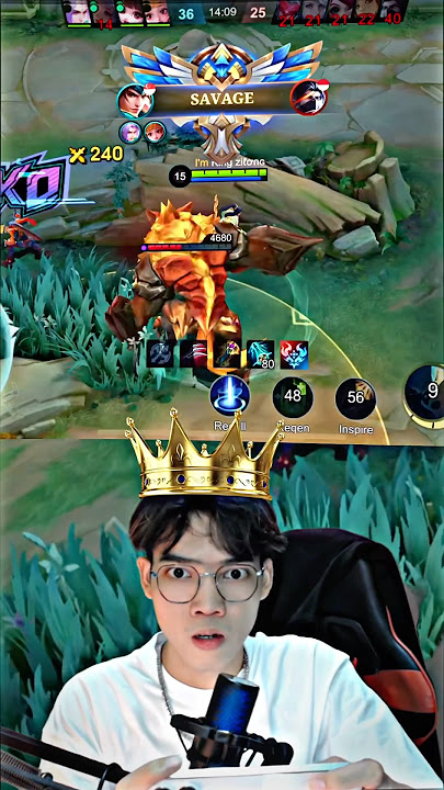 Detik-detik king zilong global 1😈🔥 #mlbb #klik_subscribe