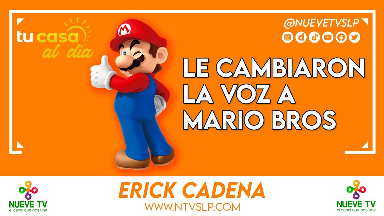 Le cambiaron la voz a Mario Bros - YouTube