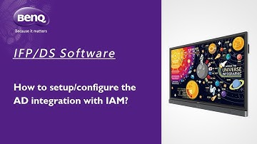 [BenQ FAQ] Public Display Product_How to setup/configure the AD integration with IAM?