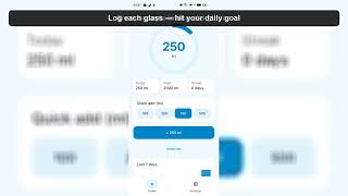 Water Tracker: Widget Streaks — Official Trailer | Google Play screenshot 3
