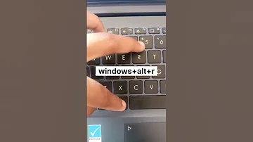 How To Open Screen Recording In Laptop Pc Shorts Youtubeshorts 