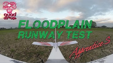 Floodplain runway test with Apprentice S 15e