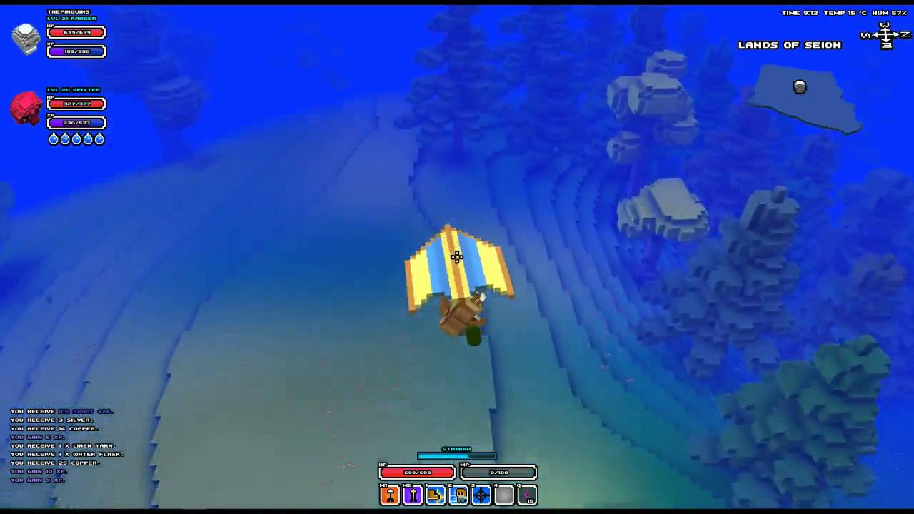 Cube world Alpha Hang glider Ranger glitch YouTube