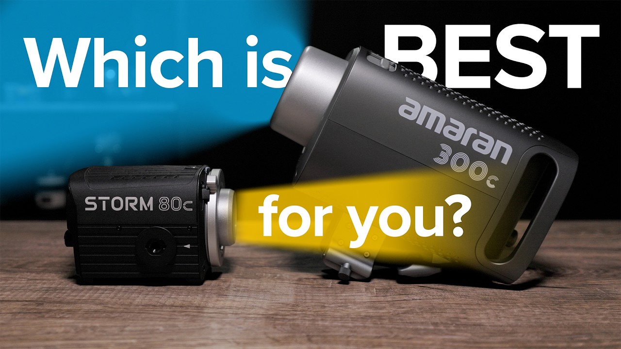 Aputure Storm 80c против Amaran 300c | Какой свет лучше всего подойдет именно ВАМ?