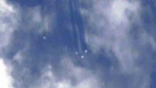 Supersonic UFO fleet Destroys Clouds in Daylight, Feb 2014