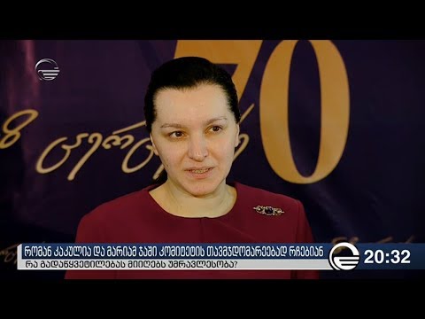 რომან კაკულია და მარიამ ჯაში კომიტეტის თავმჯდომარეებად რჩებიან