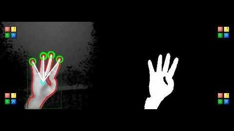 Hand detection with Blobscanner in Processing