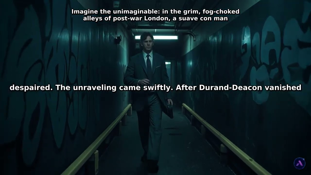 Imagine the unimaginable: in the grim, fog-choked alleys of post-war London, a suave con man