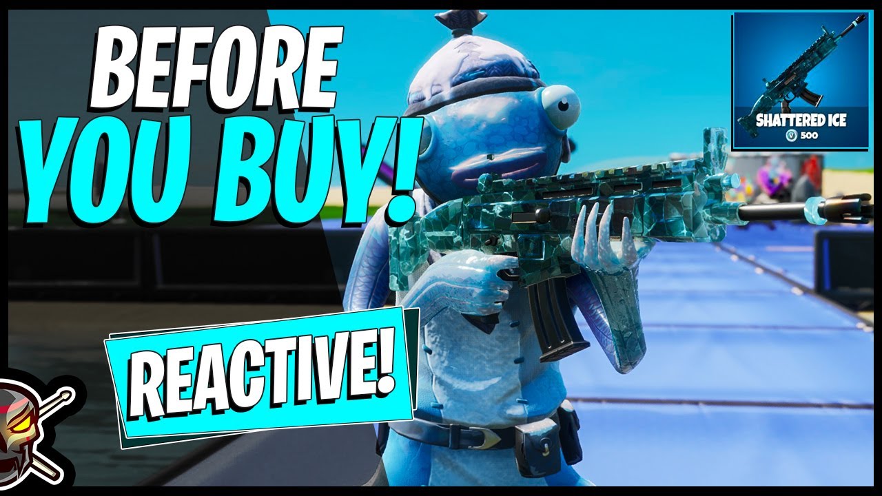 SHATTERED ICE Reactive Wrap! Before You Buy (Fortnite Battle Royale) SHATTERED ICE Reactive Wrap! Before You Buy (Fortnite Battle Royale)
