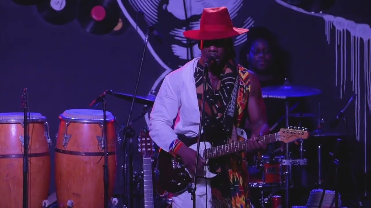 Wesli and his band at the Havana World Music Festival 2022