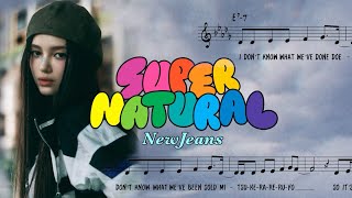 Supernatural (ENG Lead Sheet - Chords & Lyrics Rom.) - NewJeans