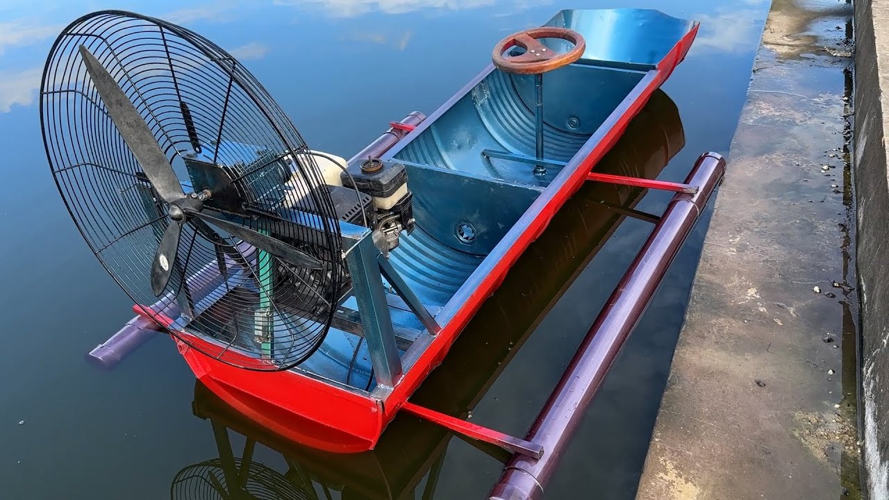 🚤 “Building A wind Turbine Boat From A–Z – From Scrap Metal To A unique Boat!”