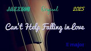Original Backing Track Cant Help Falling In Love  E   Play Along Singer International Song