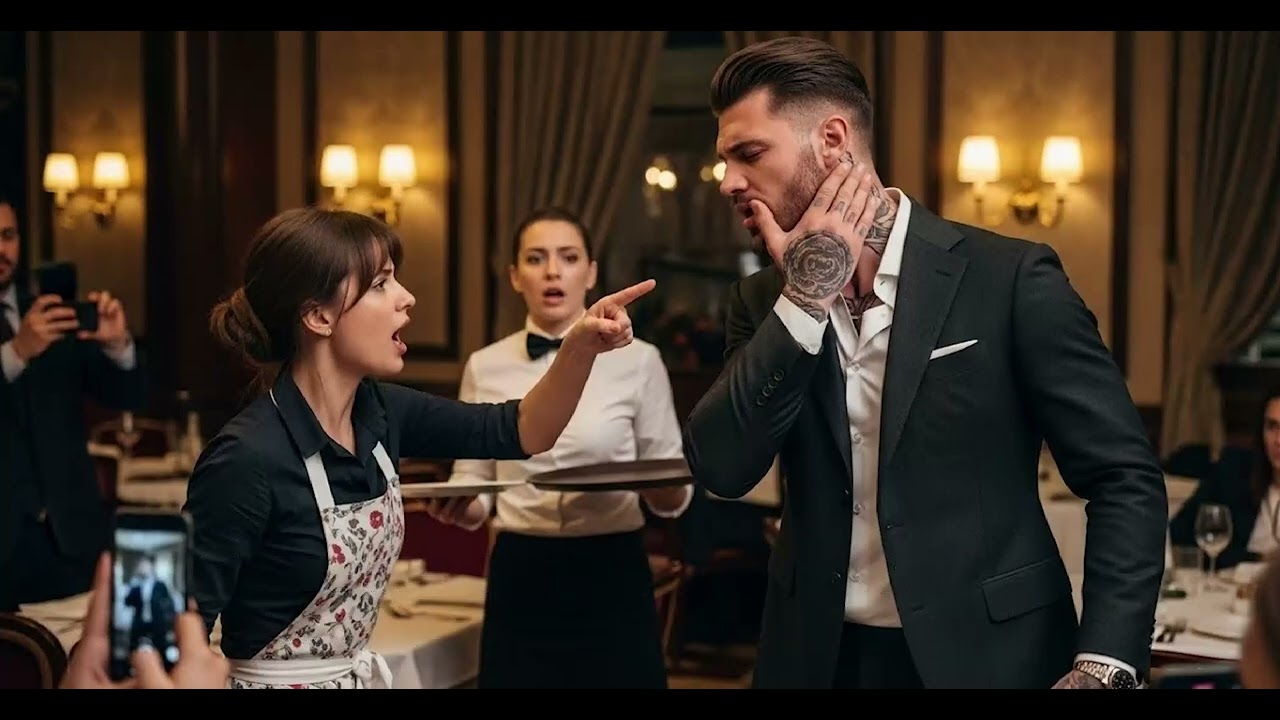 Ich ohrfeigte den Mafiaboss öffentlich für meine Freundin — er lächelte und sagte: „Endlich echt.“