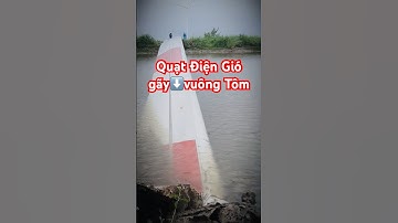 @giathuysan 🤯 Cánh quạt trụ Điện Gió gãy rơi xuống vuông Tôm ở Sóc Trăng rất may... #thủysảnwork