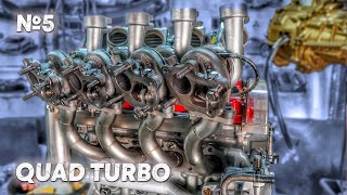 QUAD TURBO это УБЬЕТ ЧЕТЫРЕ ТУРБИНЫ на четверке из гаражного хлама