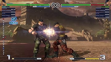 THE KING OF FIGHTERS XIV - Clark 2.00 2 bar combo (1250 max)