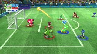 Mario & Sonic At The Rio 2016 Olympic Games - Football Team Luigigreen & Blue