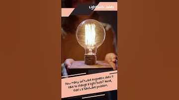 How many software engineers does it take to change a light bulb?