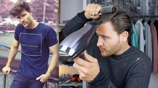 Haarstyling TUTORIAL für Männer - bei mittellangen Haaren