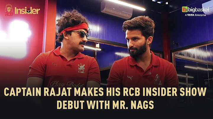 Captain Rajat Patidar debuts on RCB Insider Show with Mr. Nags | IPL 2025